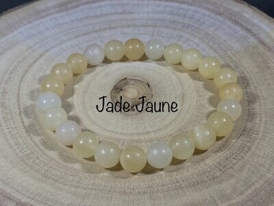 Bracelet Jade Jaune 8mm