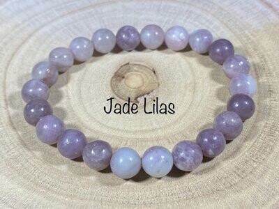 Bracelet Jade Lilas / Lavande 8mm