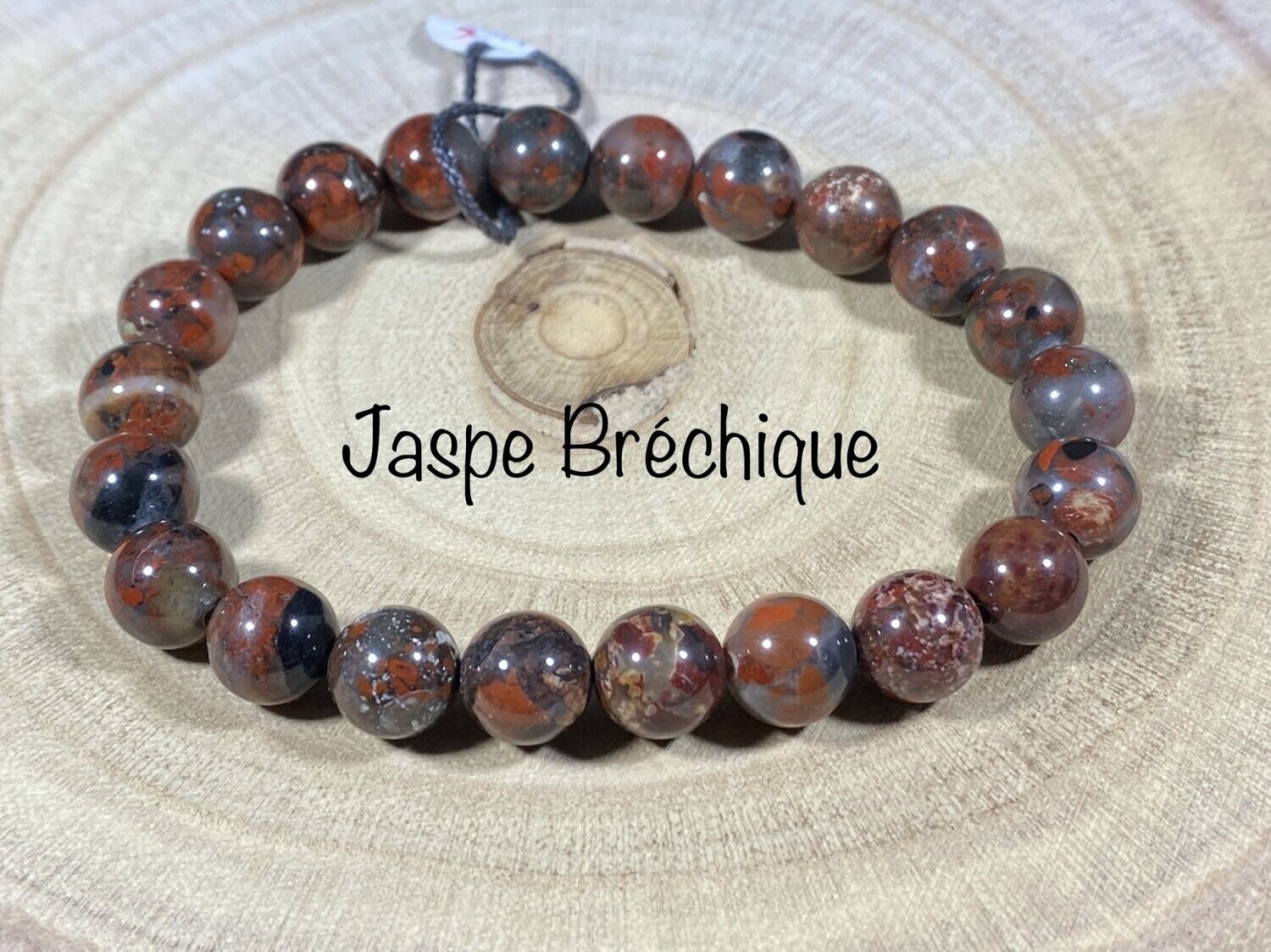 Bracelet Jaspe Bréchique 8mm