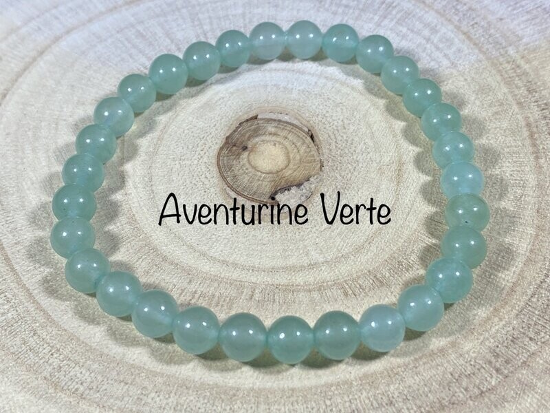​Bracelet Aventurine Verte 6mm