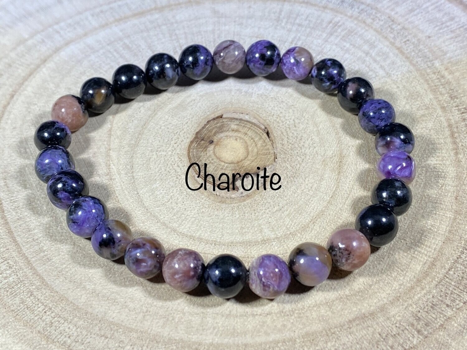 Bracelet Charoïte 6mm