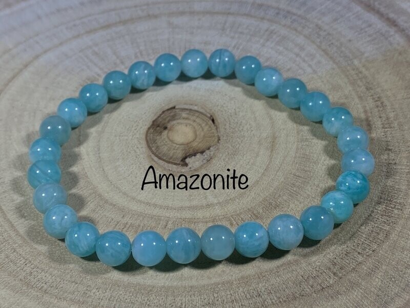 ​Bracelet Amazonite 6mm