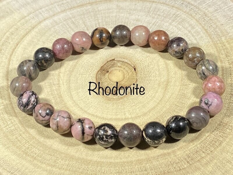 ​Bracelet Rhodonite 8mm