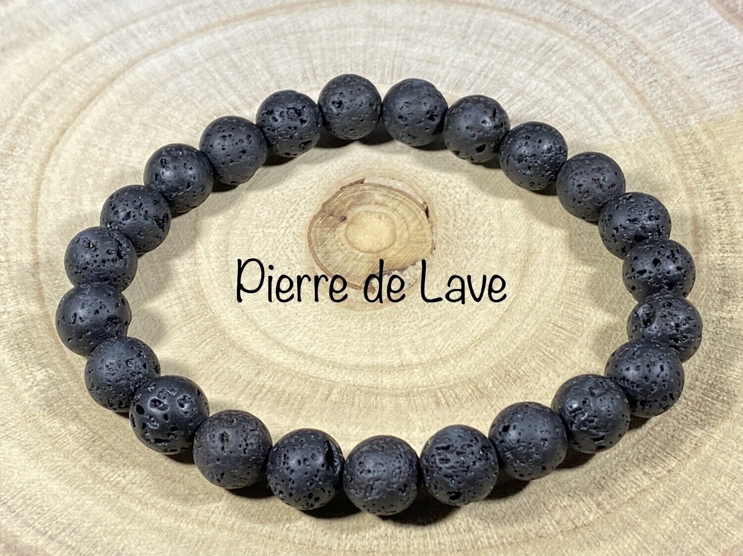 ​Bracelet Pierre de Lave 6mm