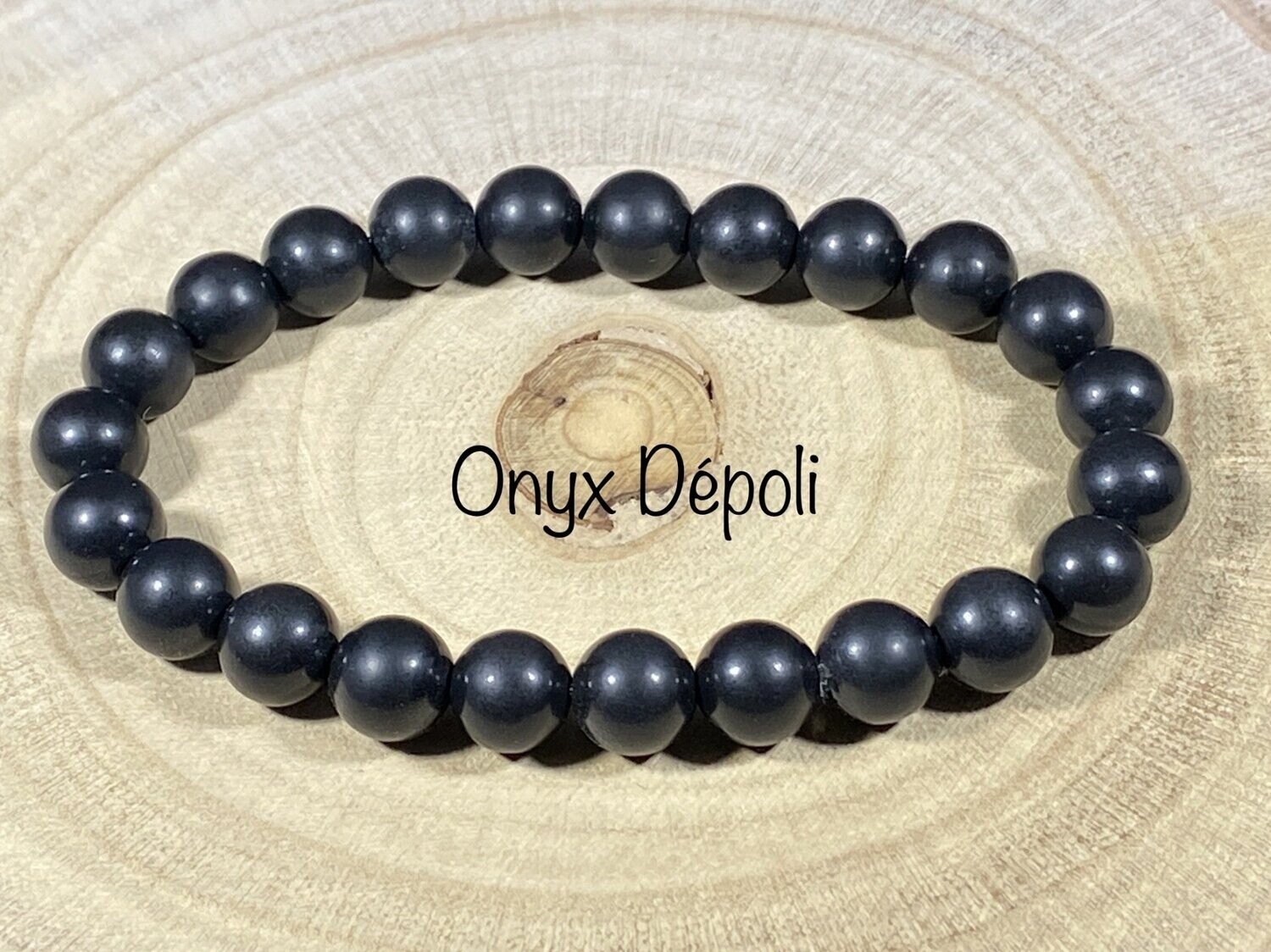​Bracelet Onyx Dépoli 8mm