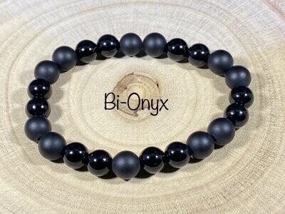 ​Bracelet Bi-Onyx 8mm