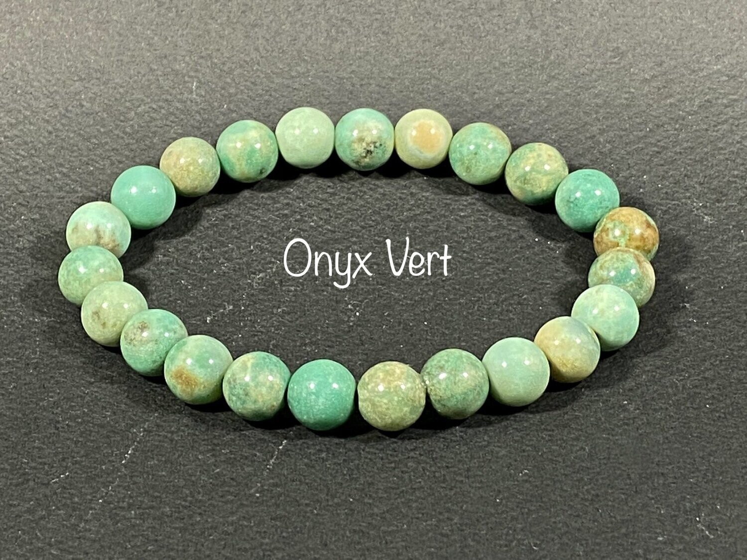 ​Bracelet Onyx Vert 8mm
