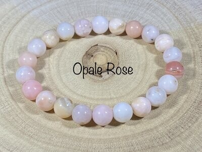 ​Bracelet Opale Rose 8mm