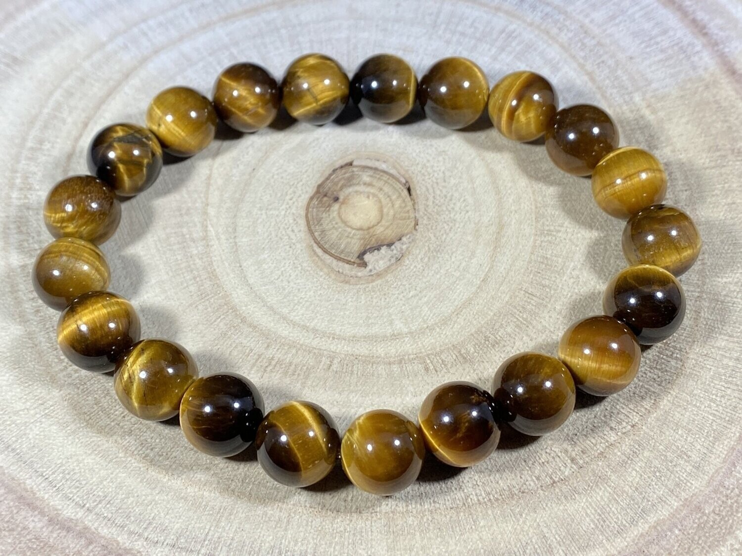 ​Bracelet Œil de Tigre 10mm
