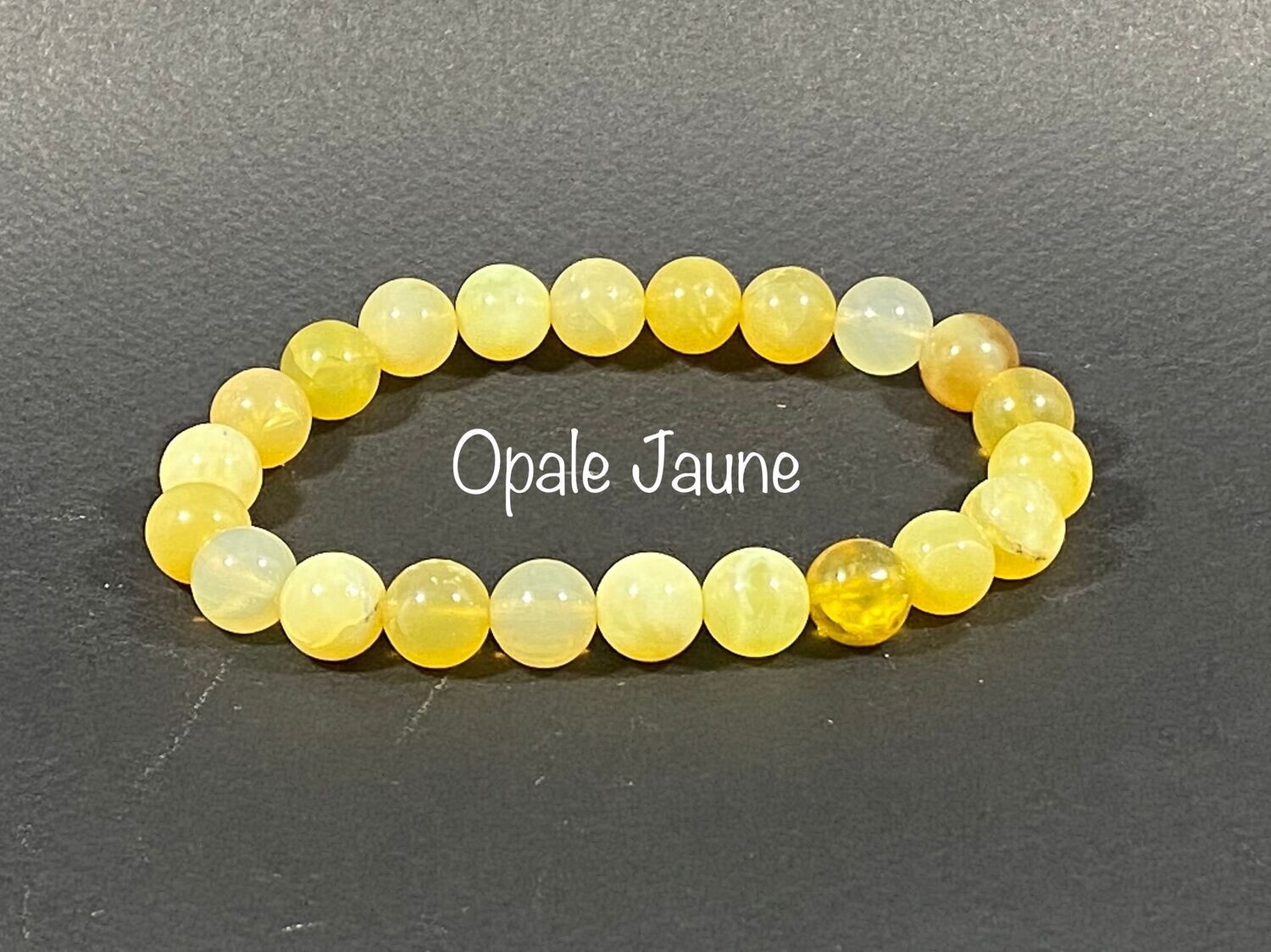 ​Bracelet Opale Jaune 8mm