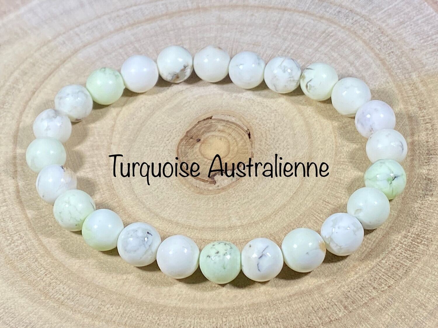 Bracelet Turquoise Australienne 8mm