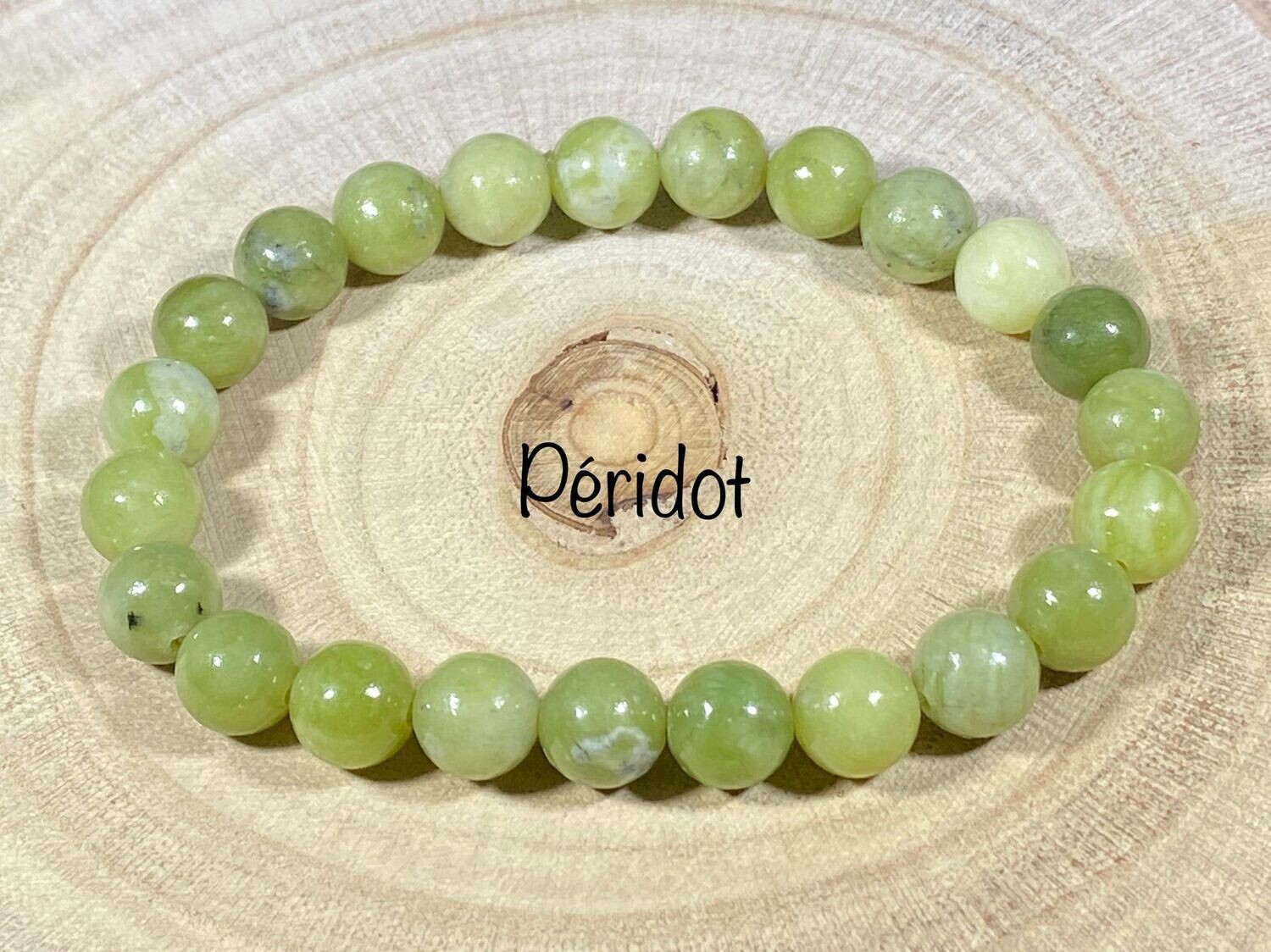 ​Bracelet Péridot 8mm