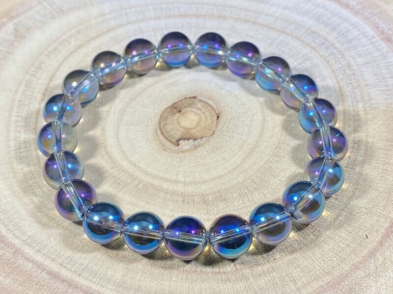 Bracelet Quartz Aqua Aura 10mm