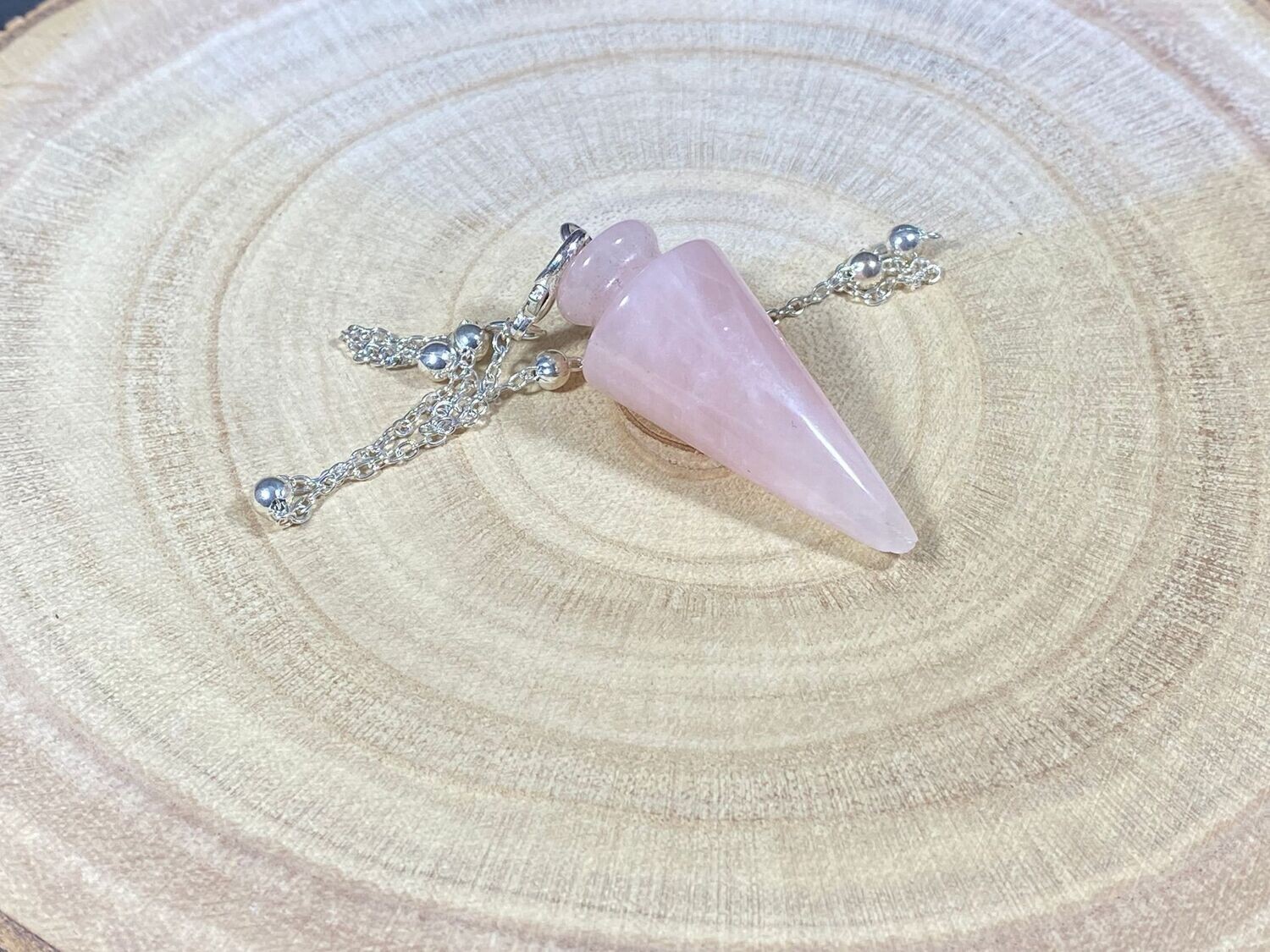 Pendule Quartz Rose - Conique