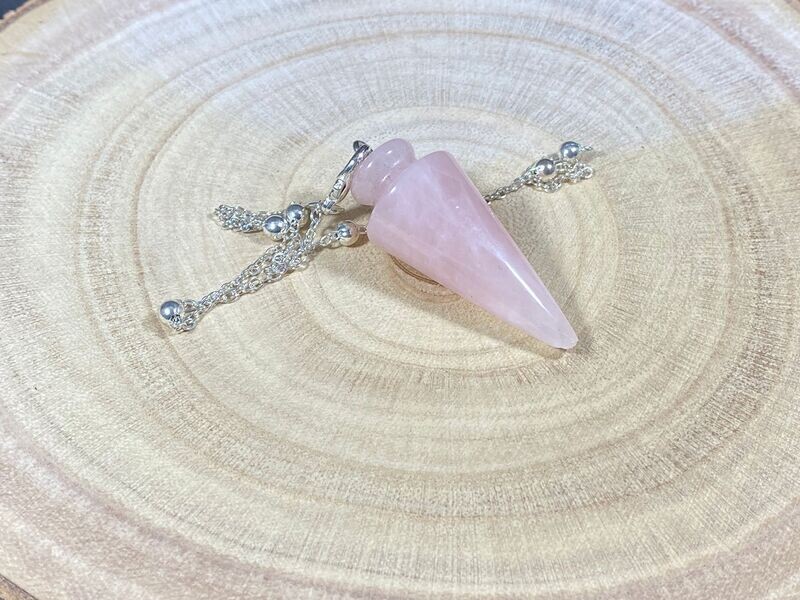Pendule Quartz Rose - Conique