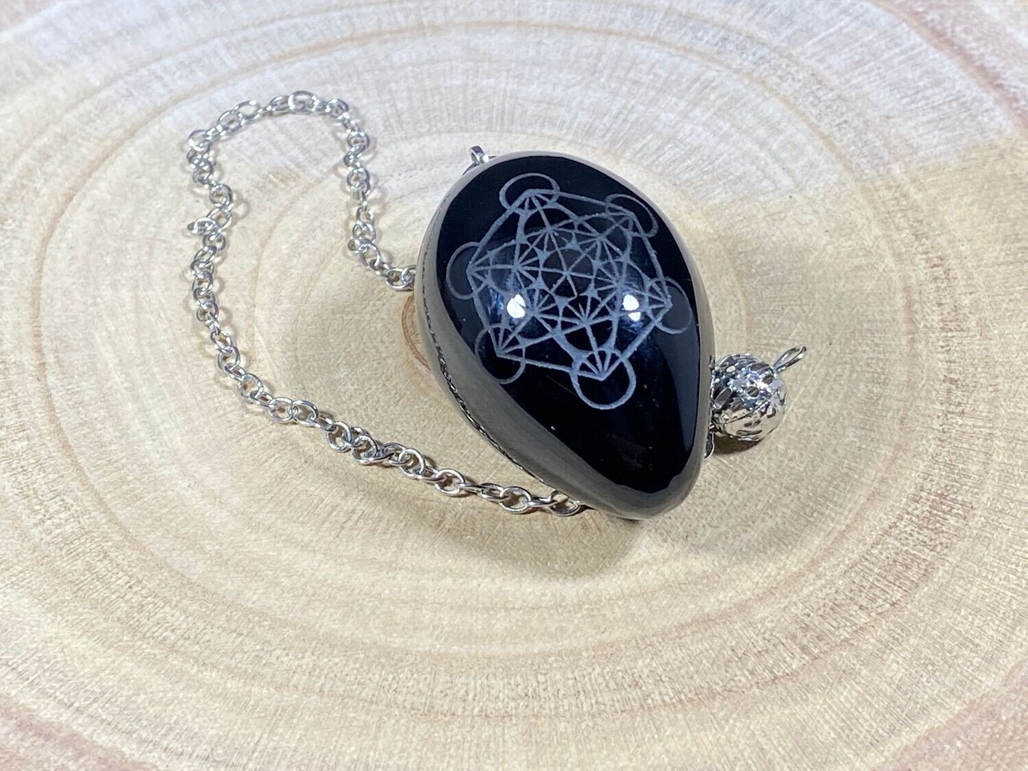 Pendule Obsidienne Noire - Métatron