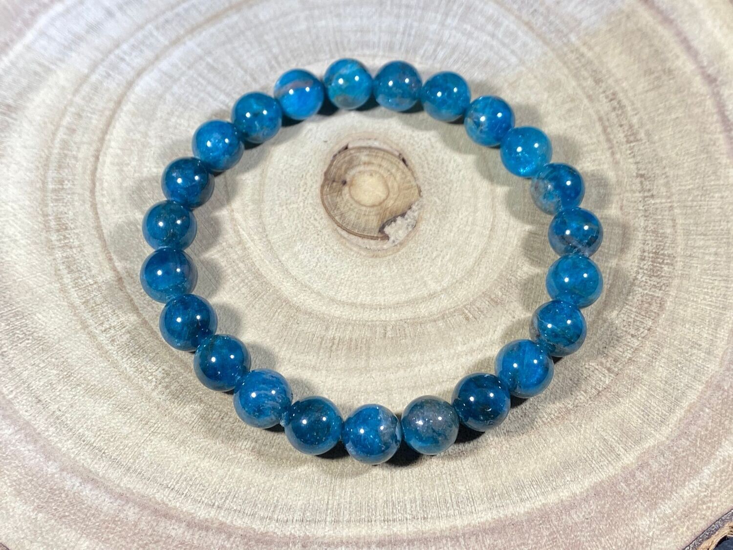 Bracelet Apatite Cristallisée 8mm