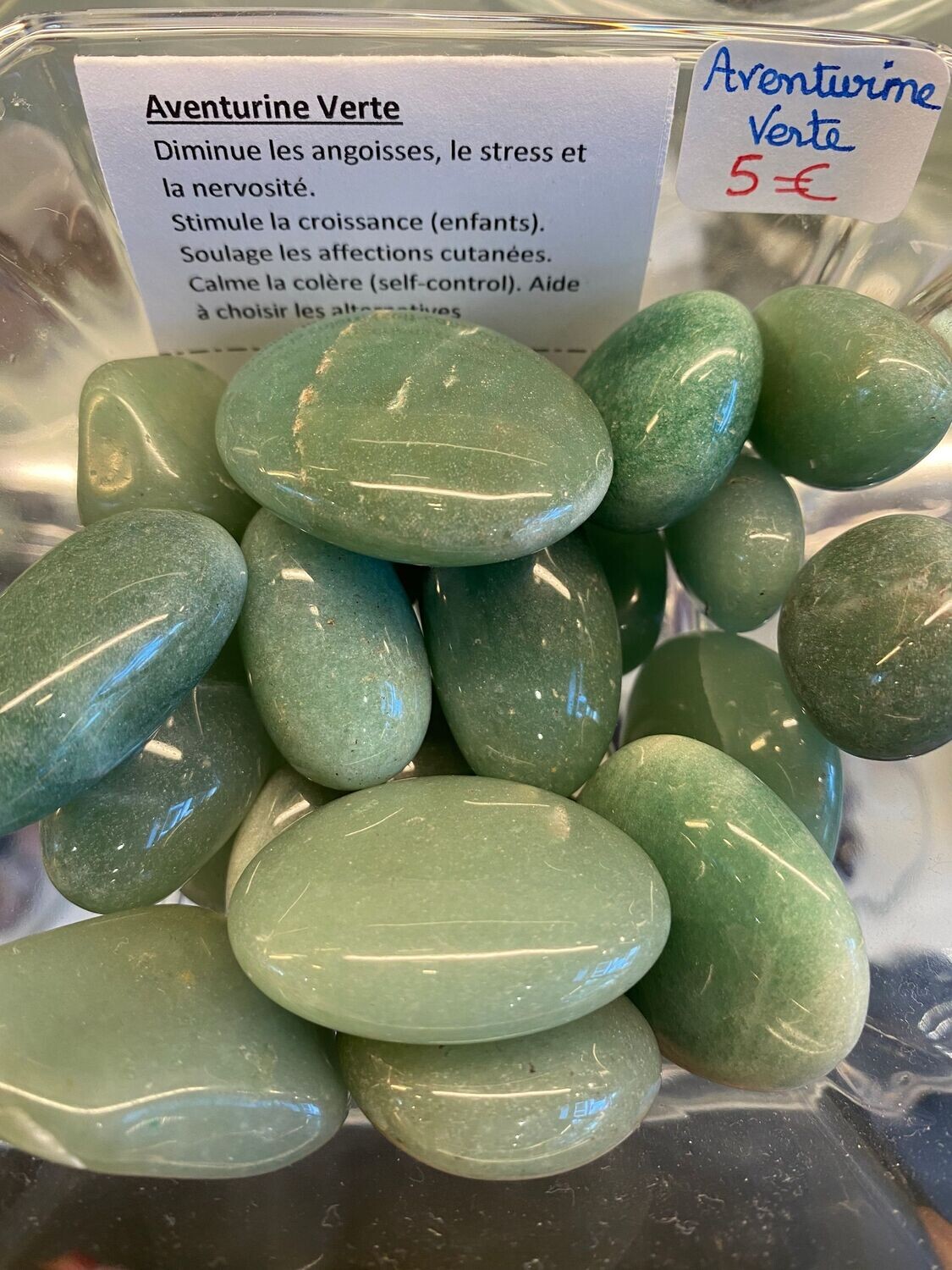 Pierre Roulée - Aventurine Verte