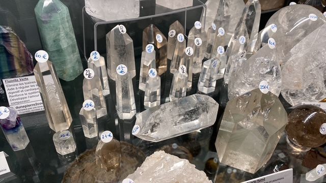 Pointe Biterminée de Cristal de Roche