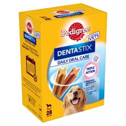 Pedigree Dentastix Daily Adult Large Dog Treats Dental Chews 28 Sticks