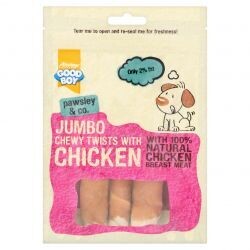 Good Boy Jumbo Chewy Twists with Chicken - 100G