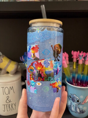 Elemental snow globe mug  