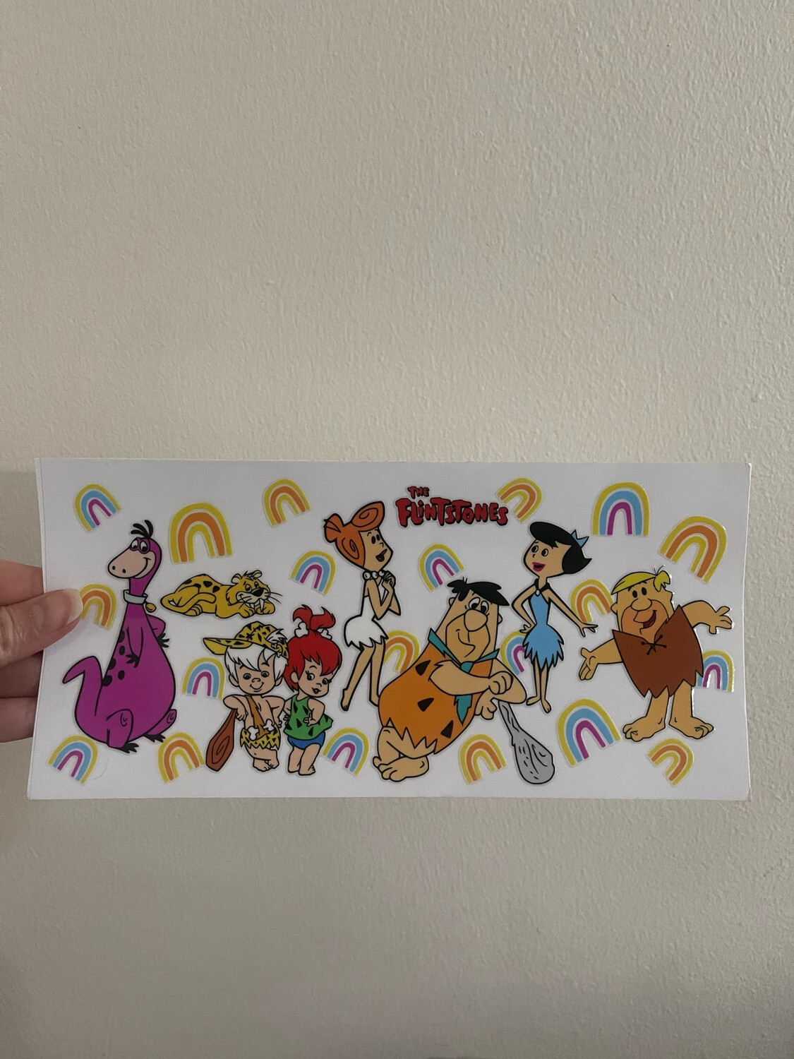 Flintstones UV stickers 