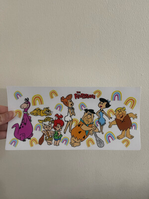 Flintstones UV stickers 
