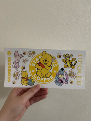 Winnie The pooh UV sticker 
