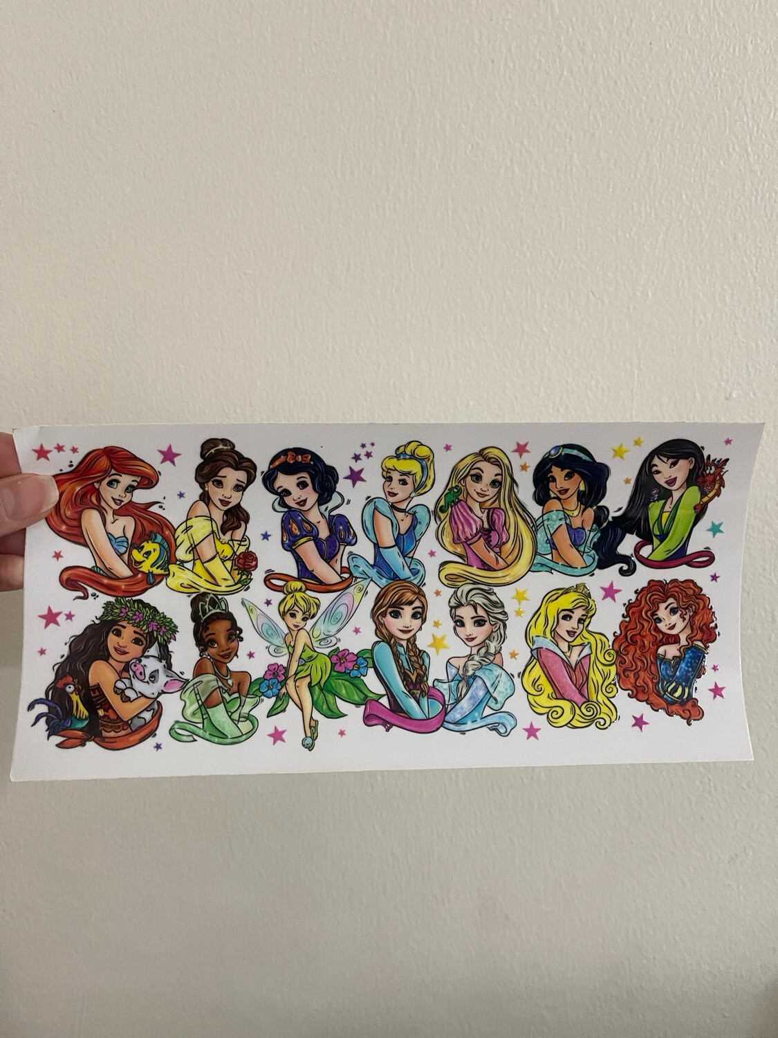 Disney princesses uv stickers 
