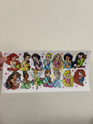 Disney princesses uv stickers 