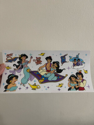 Aladdin uv stickers  