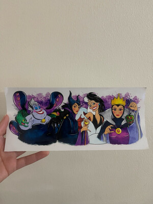 Villain uv stickers 