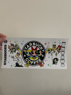Powerpuff uv stickers 