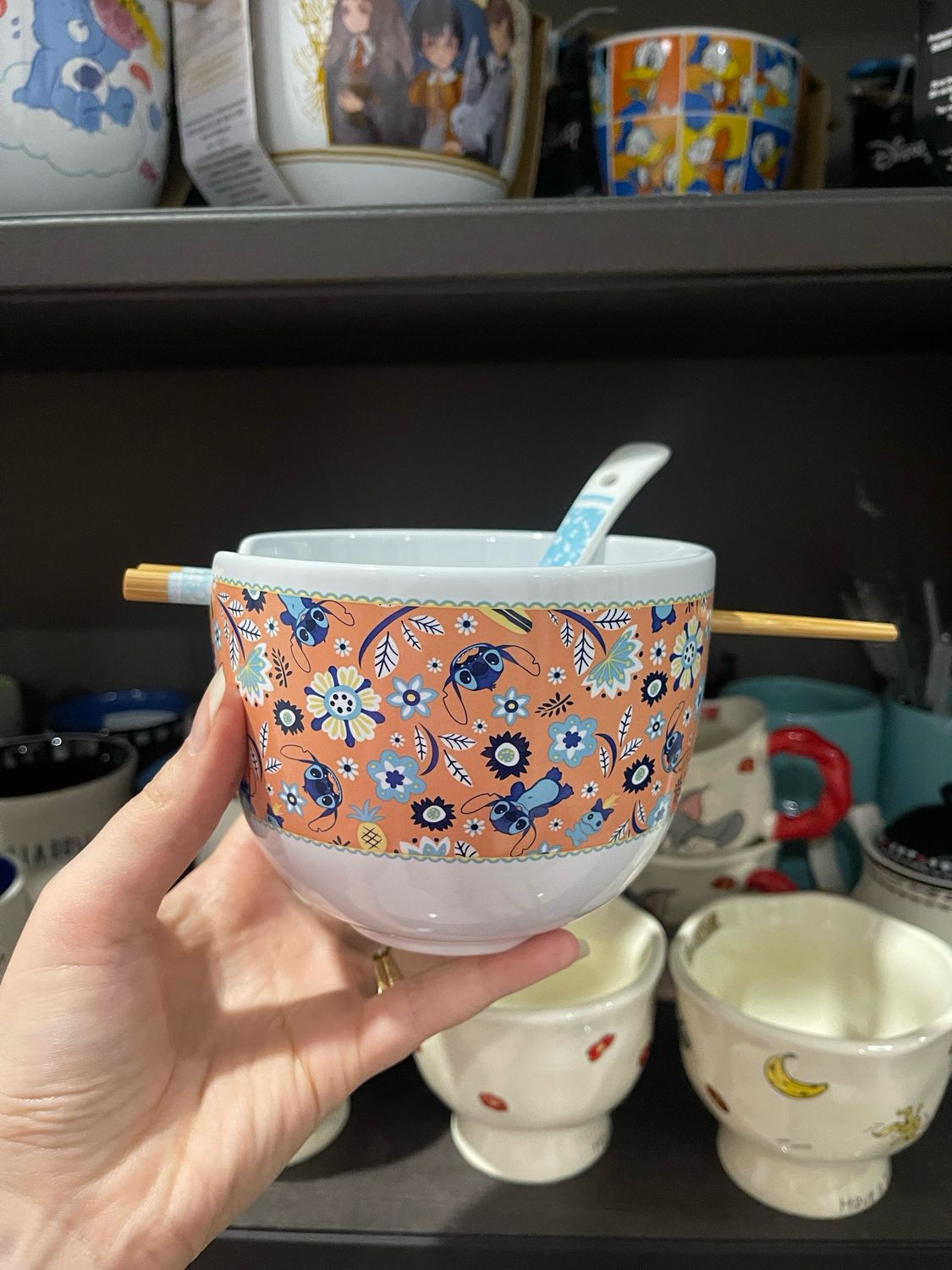 Stitch noodles bowl
