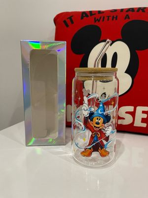 Mickey Mouse glass tumbler