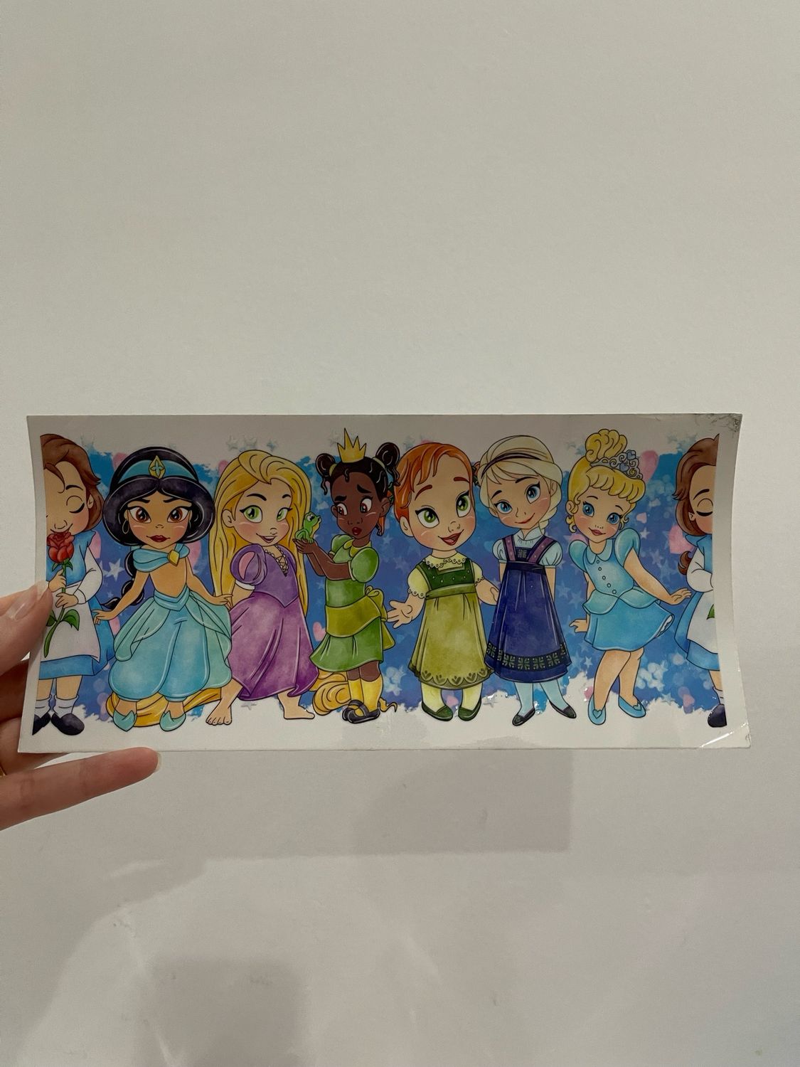 Disney princesses UV sticker