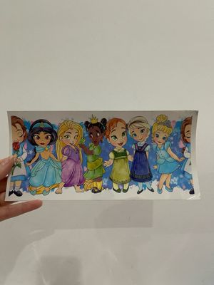 Disney princesses UV sticker