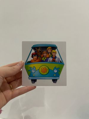 Scooby Doo UV sticker 