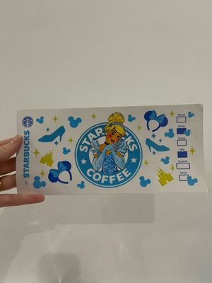 Cinderella UV sticker 