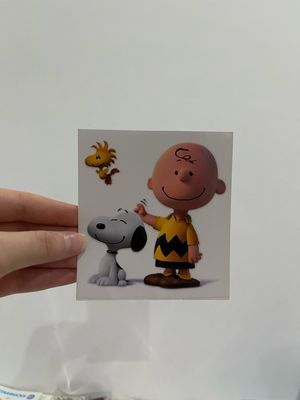 Snoopy UV sticker 