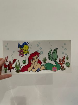 Mermaid UV sticker 