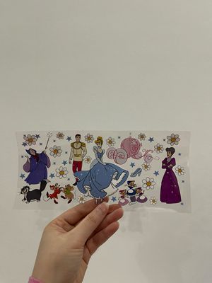 Cinderella UV sticker 