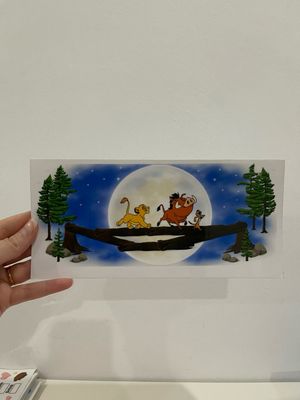 Lion King UV sticker 