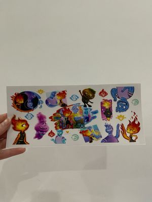 Elemental UV sticker 