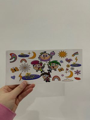 The fairy odd parents UV sticker 