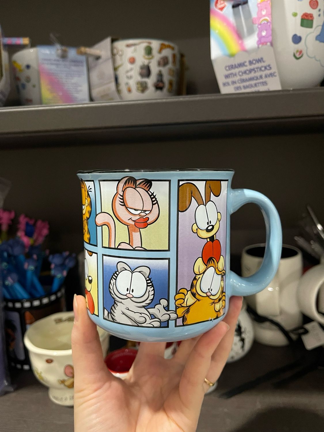 Garfield mug(يوجد خلل بسيط بالطباعة)
