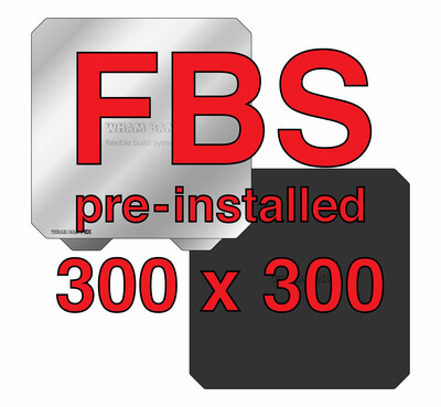 Wham Bam Flexible Build System (300x300mm) - Pre-Installed PEX Build Surface Wham Bam Flexible Build System (300x300mm) - Pre-Installed PEX Build Surface