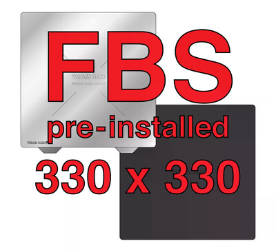 Wham Bam Flexible Build System (330x330mm) - Pre-Installed PEX Build Surface