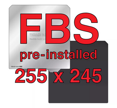 Wham Bam Flexible Build System (255x245mm) - Pre-Installed PEX Build Surface